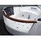 Eago 5Ft Clear Rnded Corner Acrylic Whirlpool Bathtub for Two AM197ETL - alternate 4